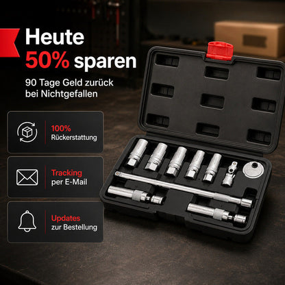 (50% Rabatt) 10-tlg. Magnet-Zündkerzen-Stecknuss-Set